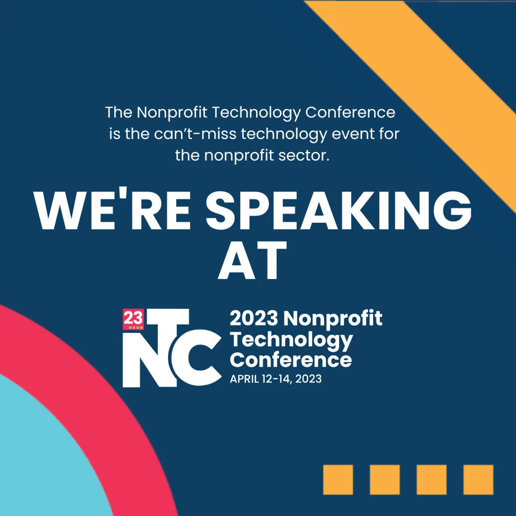 Nonprofit Technology Conference 2023 CitizenRacecar